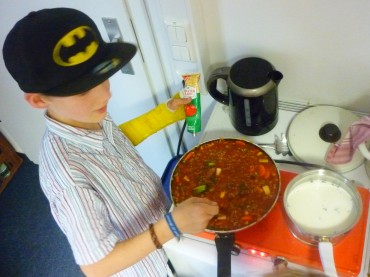 Johann kocht für alle Spaghetti Bolognese